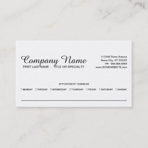 appointment business templates