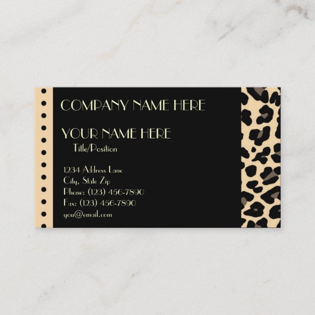 Appointment Card (Front)