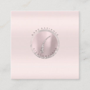 Appointment Card Electrolysis Rose Glitter Logo1