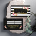 Appointment Card Vintage Beauty Salon Gold Floral<br><div class="desc">Create your own Appointment Card with this stylish "Vintage Beauty Salon Gold Floral" template. It's easy and fun!	
(1) For further customization,  please click the "customize further" link and use our design tool to modify this template. 
(2) If you need help or matching items,  please contact me.</div>