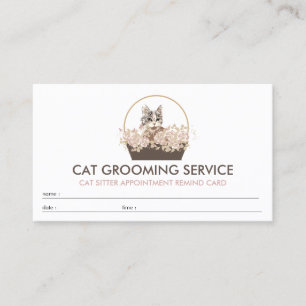 Appointment Cat Business Card