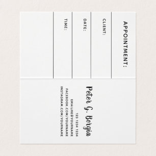 Appointment Company Identity Logo Brand Company Business Card
