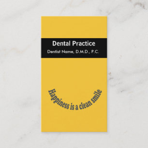 Appointment "Happiness is a Clean Smile" Dentist