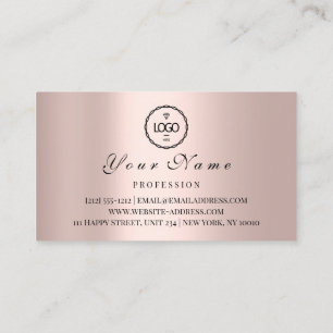 Appointment Makeup Hair Logo Nails Rose QR   Card