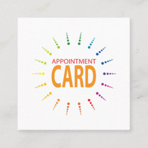 appointment rainbowBurst Card