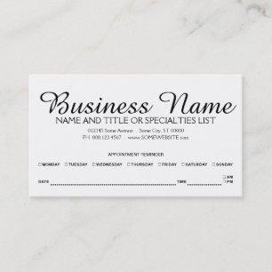 appointment reminder