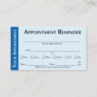 Appointment Reminder Cards with Kindness Message