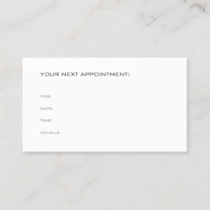 Appointment Reminder Medical Doctor Therapist Card