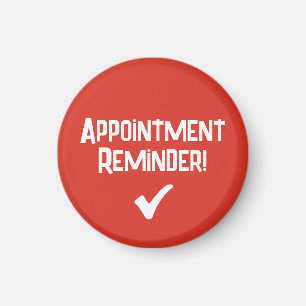 Appointment Reminder with Checkmark Magnet
