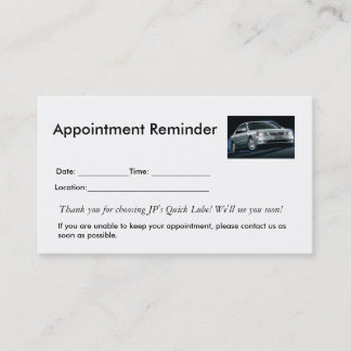 Appointment Reminders