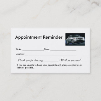 Appointment Reminders