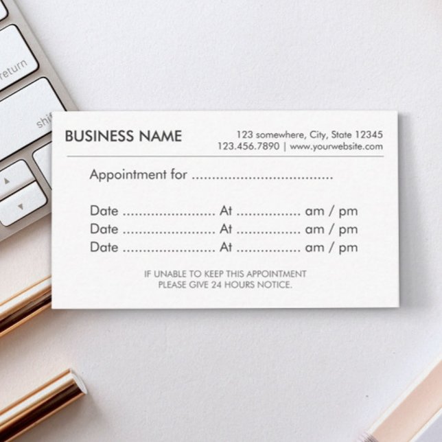 Appointment Simple Plain Reminder (Creator Uploaded)