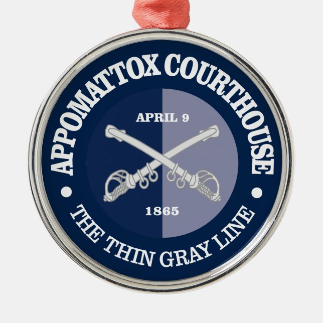 Appomattoc Courthouse (B&G) Metal Ornament (Front)