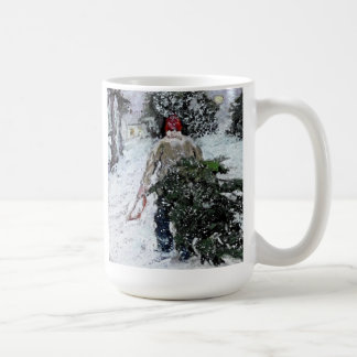 Apport à la maison de la tasse d'arbre