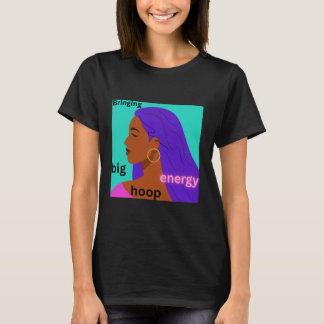 Apporter un t-shirt d'énergie à gros cerceau