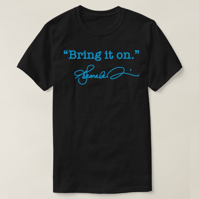 Apportez-le sur la signature bleue Kamala TShirt (Design devant)