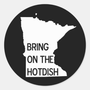 Apportez les stickers Hotdish Funny Minnesota