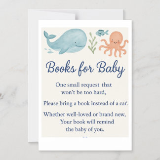 "Apportez un livre au lieu d'une carte – Encart po