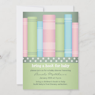 Apportez un livre - Histoire - Invitations de douc