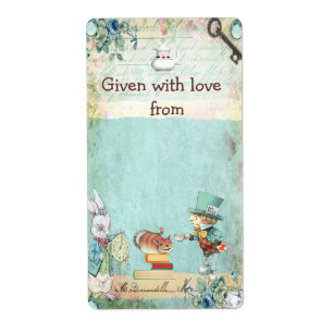 Apportez un livre Mad Hatter Wonderland plaques de