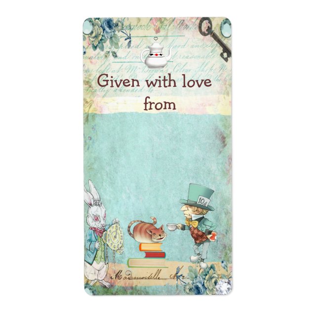 Apportez un livre Mad Hatter Wonderland plaques de (Devant)