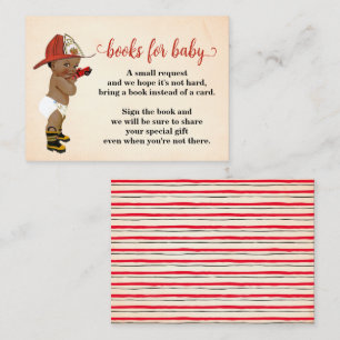 Apportez une carte de Baby shower de pompier Book 