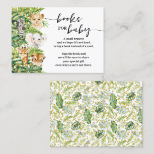 Apportez une carte de Baby shower Safari Animaux l