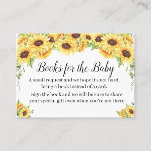 Apportez une carte d'insertion de baby shower de l