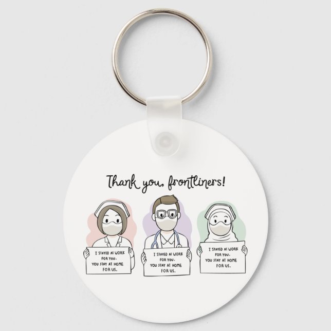 Appreciate our Medical Frontliners Thank You Keychain (Front)