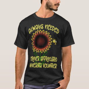 Appreciated Minnesota Volunteer Thanks Recognition T-Shirt