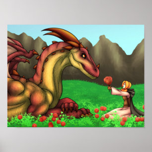 Appreciating a Dragon Poster