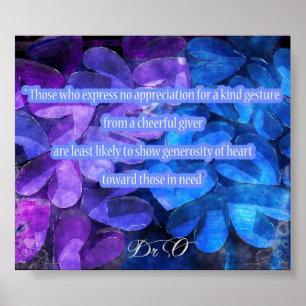 Appreciation and Giving Poster