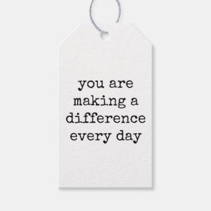 Appreciation Card, Simple, Minimalist Card Gift Tags