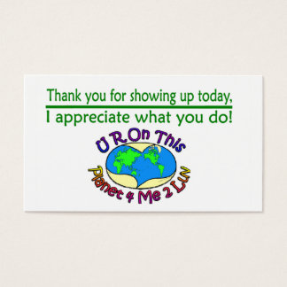 Appreciation Cards Changing This Planet