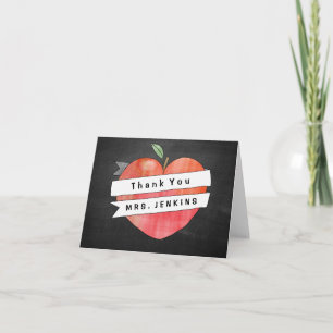 Appréciation de l'enseignant Carte de remerciement