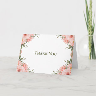Appreciation Flower Thank You Card