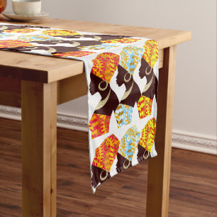 Appreciation For African Women Short Table Runner
