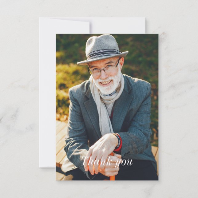 Appreciation for Doctors Nurses | Custom Photo Thank You Card (Front)