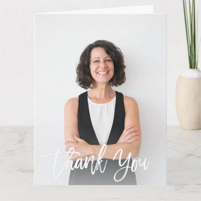 Appreciation for Doctors Nurses | Custom Photo Thank You Card (Front)