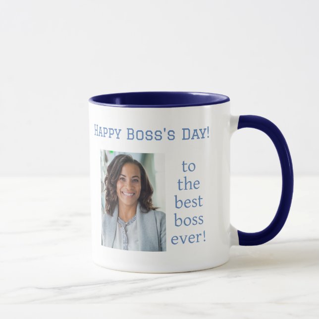  Appreciation Gift! Boss's Day Photo Mug (Right)
