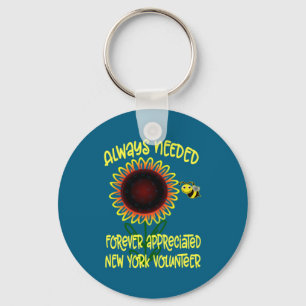 Appreciation New York Always Needed Volunteer Reco Keychain