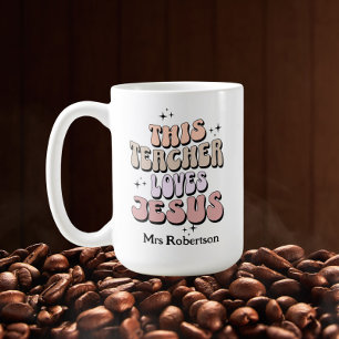 Appréciation personnalisée rétro enseignant tasse 