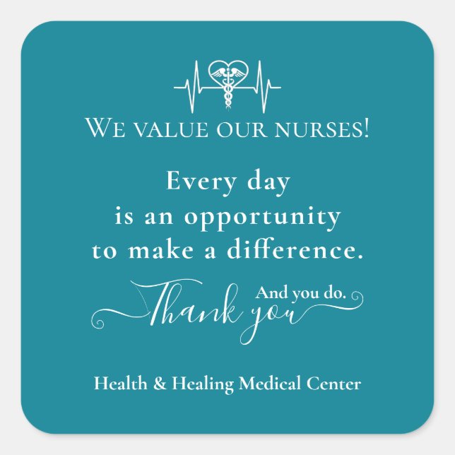 Appréciation Sticker Infirmière Semaine Mois en vr (Devant)