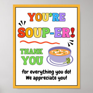 Appreciation Week Sign, Staff Appreciation Sign -