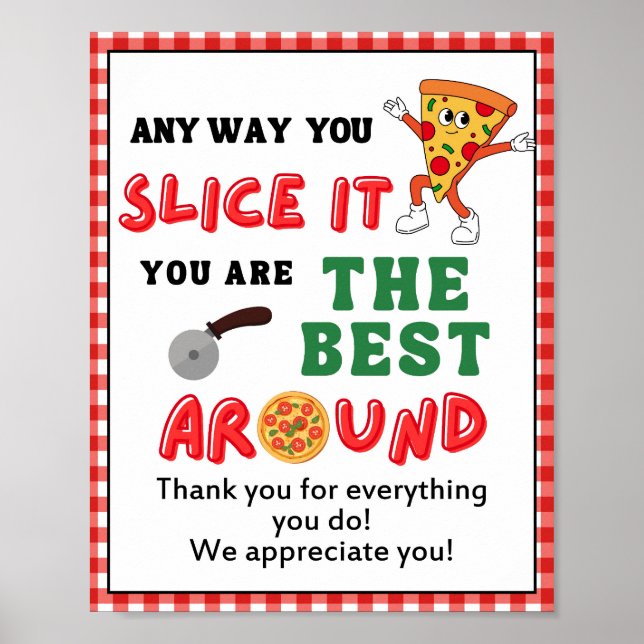 Appreciation Week Sign, Staff Appreciation Sign - (Front)
