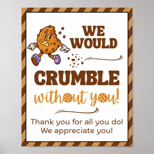 Appreciation Week Sign, Staff Appreciation Sign - (Front)