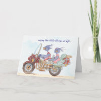 Appréciez les petites choses - carte de voeux