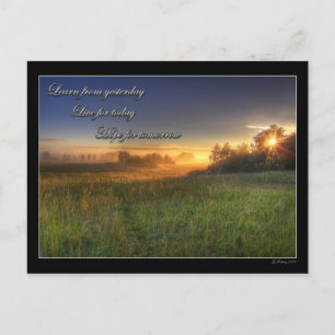 Apprenez d'hier.... carte postale