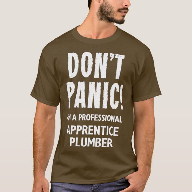 Apprentice Plumber T-Shirt (Front)