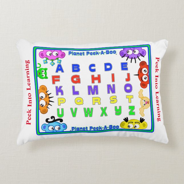 Apprentissage du Coussin préscolaire - ABC & 1-2-3 (Devant)